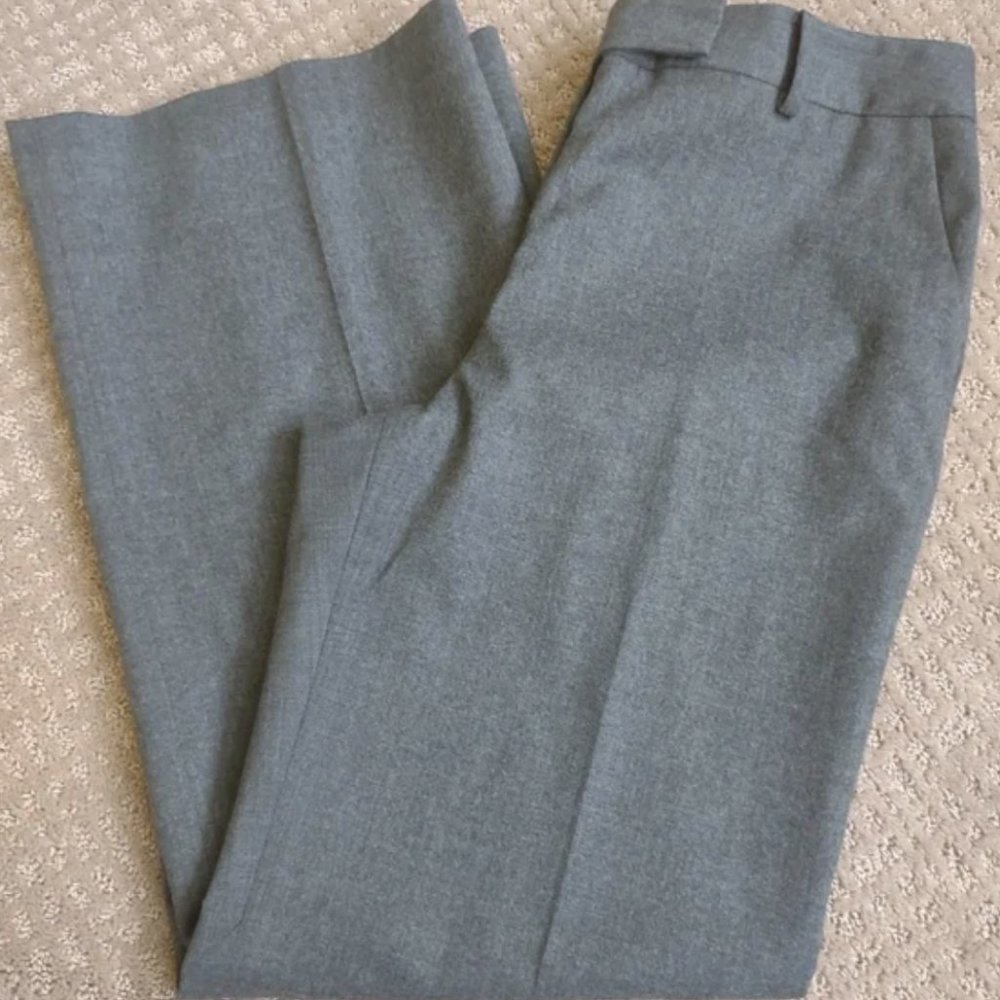 Talbots Heritage Lined Gray Wool Slacks EUC Size 12